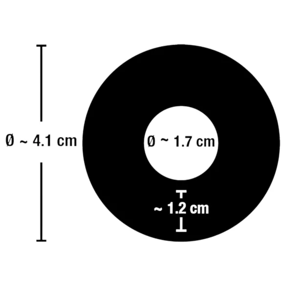 You2Toys - inel pentru penis din silicon - transparent