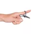 Penisplug - dop dilatator conic cu inel penian din silicon - gri