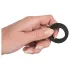 Black Velvets - inel pentru penis gros - silicon negru 2,6 cm