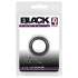 Black Velvets - inel pentru penis gros - silicon negru 2,6 cm