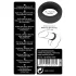 Black Velvets - inel gros pentru penis 3,2 cm - negru