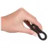 Black Velvets - inel penian gros 3,8 cm - negru