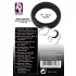 Black Velvets - inel penian gros 3,8 cm - negru