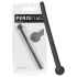 Piss Play - dilatator uretral gol, din silicon negru