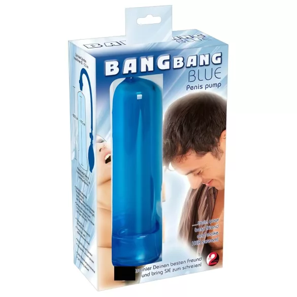 Bang Bang - pompa pentru penis - manuală - albastru