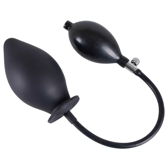 You2Toys - dop anal umflabil - silicon negru