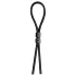 You2Toys - Inel penian reglabil cu bile - silicon negru