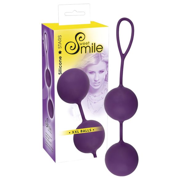Bile SMILE XXL - bile vaginale gigantice (mov)