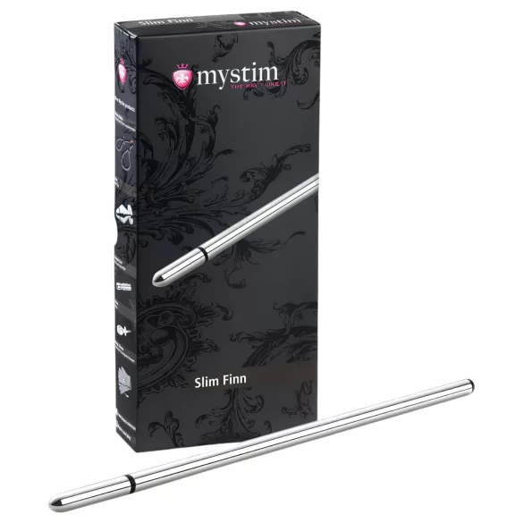 mystim - dilator electro pentru uretră subțire - oțel inoxidabil