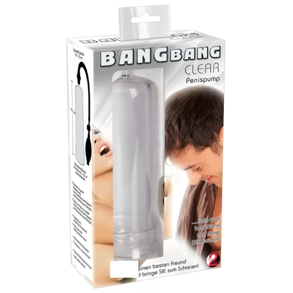 You2Toys - Bang Bang pompă de penis (transparentă)