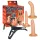 You2Toys - Set dildo strap-on - piele naturala - culoare natur
