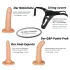 You2Toys - Set dildo strap-on - piele naturala - culoare natur