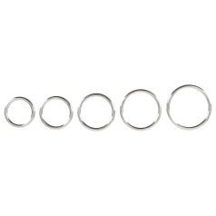 Bad Kitty - set metalic inele penis (5 piese)