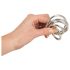 Bad Kitty - Set de inele metalice pentru penis (5 piese)