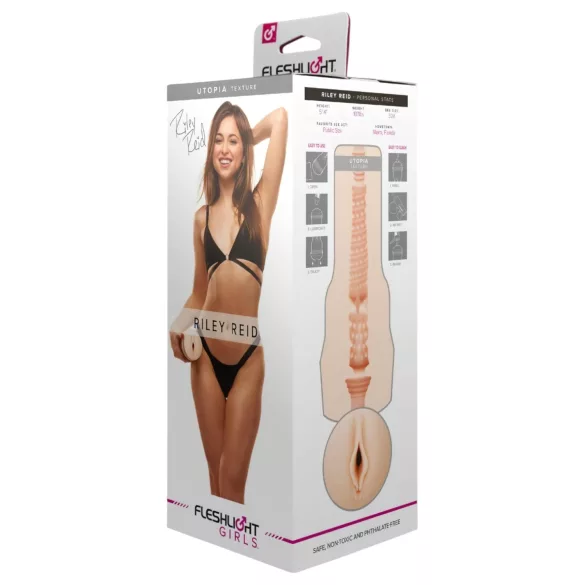 Fleshlight - masturbator masculin vagin tip Riley Reid - silicon realistic