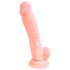 Medical - dildo din silicon medical (18cm) - natural