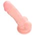 Medical - dildo din silicon medical (18cm) - natural