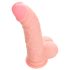 Medical - dildo din silicon medical (20cm) - natur