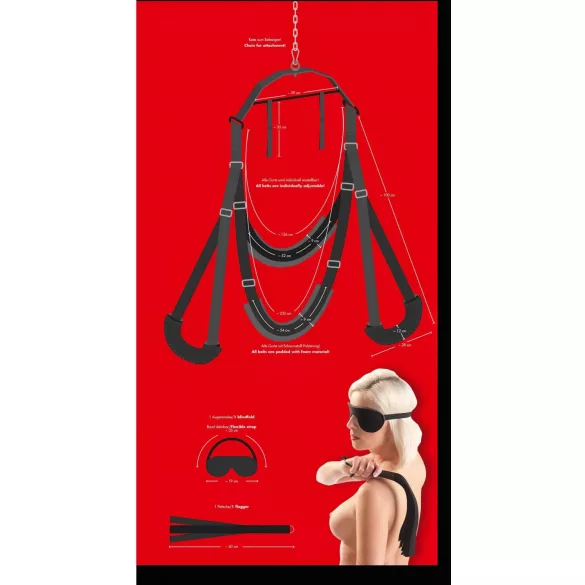 Bad Kitty - leagăn sexual - negru