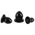 You2Toys - Set de dopuri dilatatoare - kit de 3 buc. pentru anal (negru)