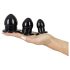 You2Toys - Set de dopuri dilatatoare - kit de 3 buc. pentru anal (negru)