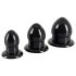 You2Toys - Set de dopuri dilatatoare - kit de 3 buc. pentru anal (negru)