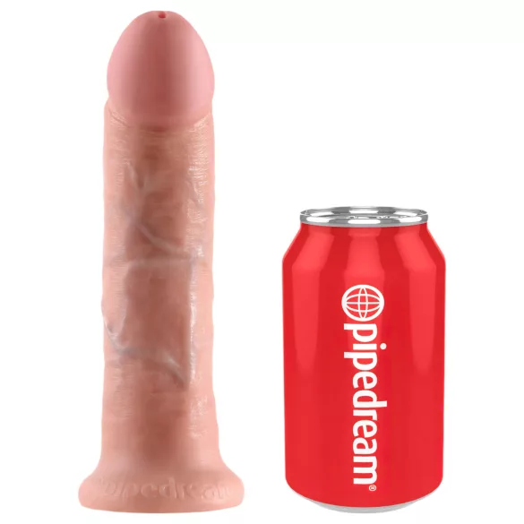 King Cock - dildo cu ham - 20 cm - culoare naturală
