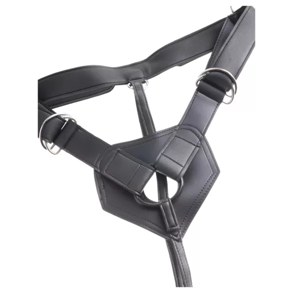 King Cock - dildo cu ham - 20 cm - culoare naturală