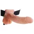 Fetish Strap-on 7 - dildo cu ham - formă realistă - culoare naturală