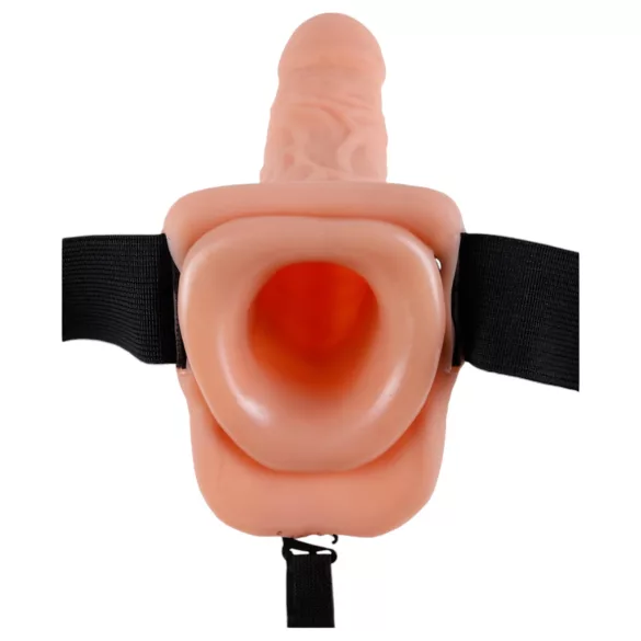 Fetish Strap-on 9 - dildo cu ham - culoare natur