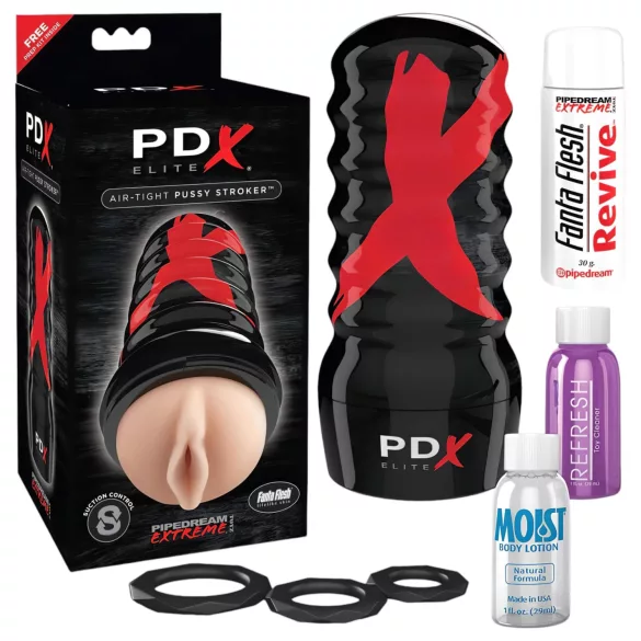 PDX Elite - masturbator masculin manual cu efect de vid