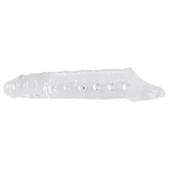   Crystal Skin - prelungitor penis cu noduli - material flexibil