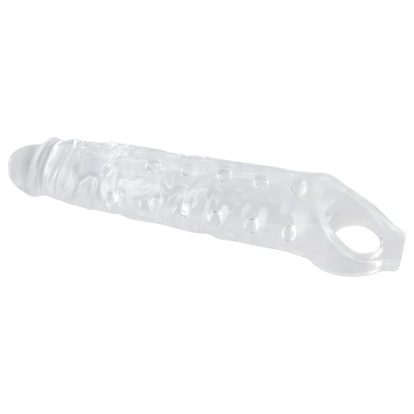 Crystal Skin - prelungitor penis cu noduli - material flexibil