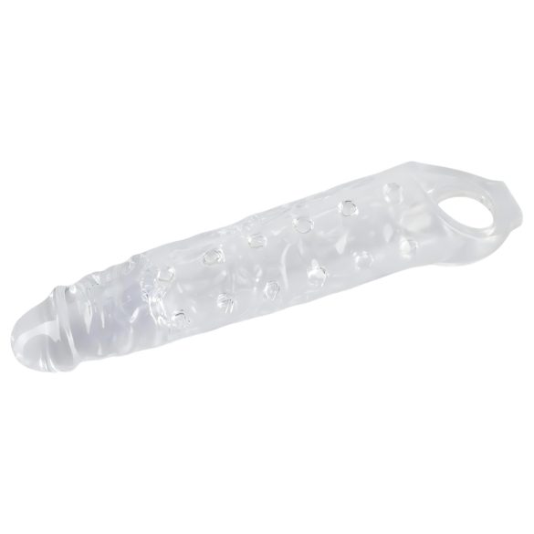 Crystal Skin - prelungitor penis cu noduli - material flexibil