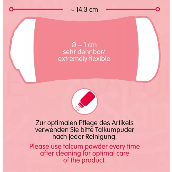 Nature Skin - masturbator vagin și anus - material realistic