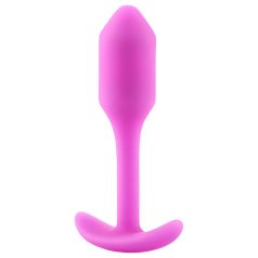   b-vibe Snug Plug 1 - plug anal cu greutate internă (55g) - roz