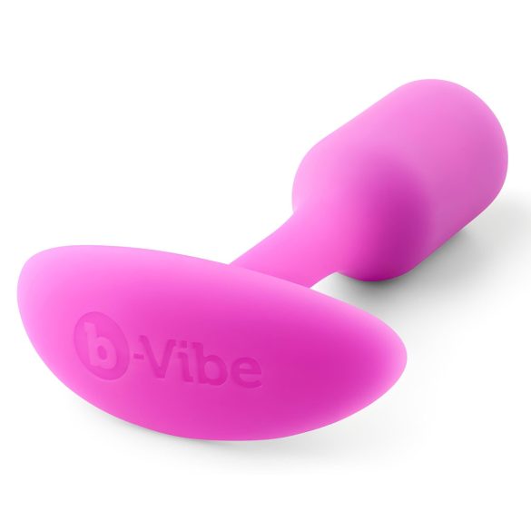 b-vibe - dop anal cu greutate internă 55g - silicon roz