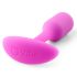 b-vibe Snug Plug 1 - plug anal cu greutate internă (55g) - roz