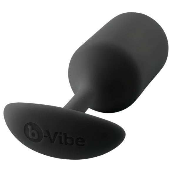 b-vibe - dop anal cu bile duble - 180g - silicon negru