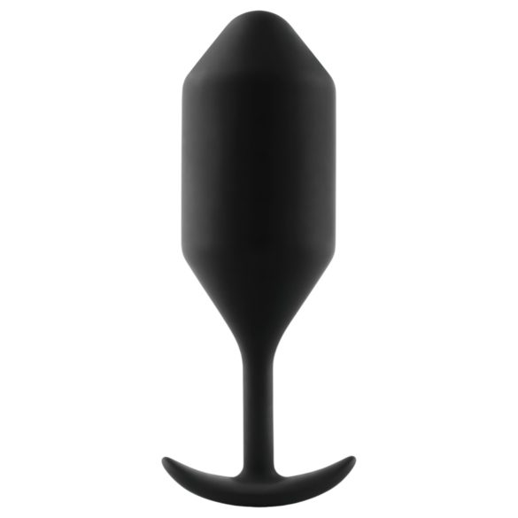 b-vibe - dop anal cu bile duble - 257g - silicon negru