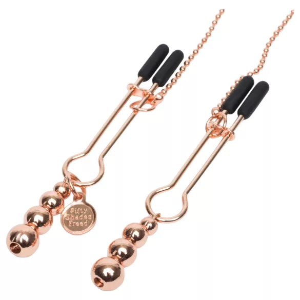 Fifty Shades Freed - Set clips sâni și labii - ajustabile