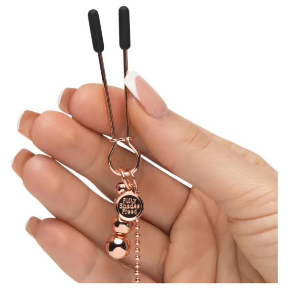 Fifty Shades Freed - Set clips sâni și labii - ajustabile