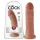 King Cock - Dildo realist - 20 cm - culoare închisă