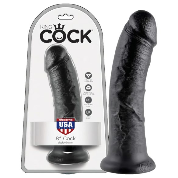 King Cock 8 dildo (20 cm) - negru