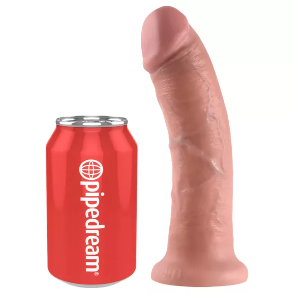 King Cock - dildo realist - 20 cm - culoare natur