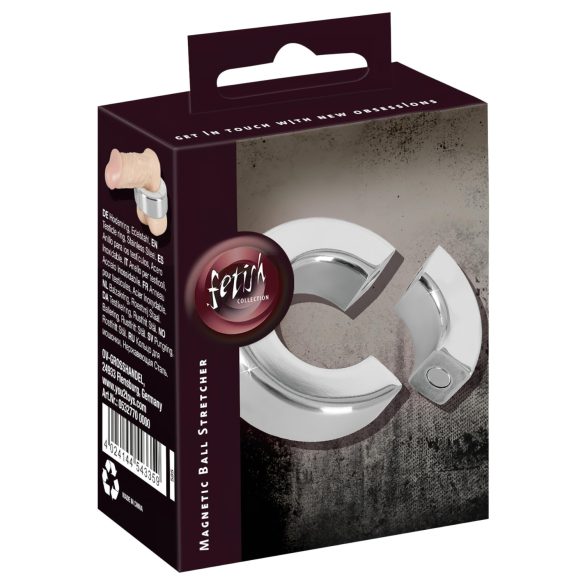 Sextreme - inel testicular magnetic cu greutate și întinzător 341g