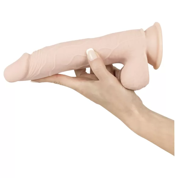 Nature Skin - dildo realist cu ventuză - culoare naturală mărime medie