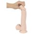 Dildo realist cu ventuză - mediu, natur, Nature Skin