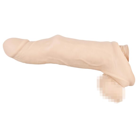 Nature Skin - Prelungitor penis cu inel - silicon realist