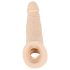 Nature Skin - Prelungitor penis cu inel - silicon realist